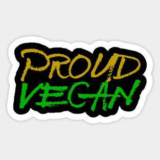 Proud Vegan Sticker